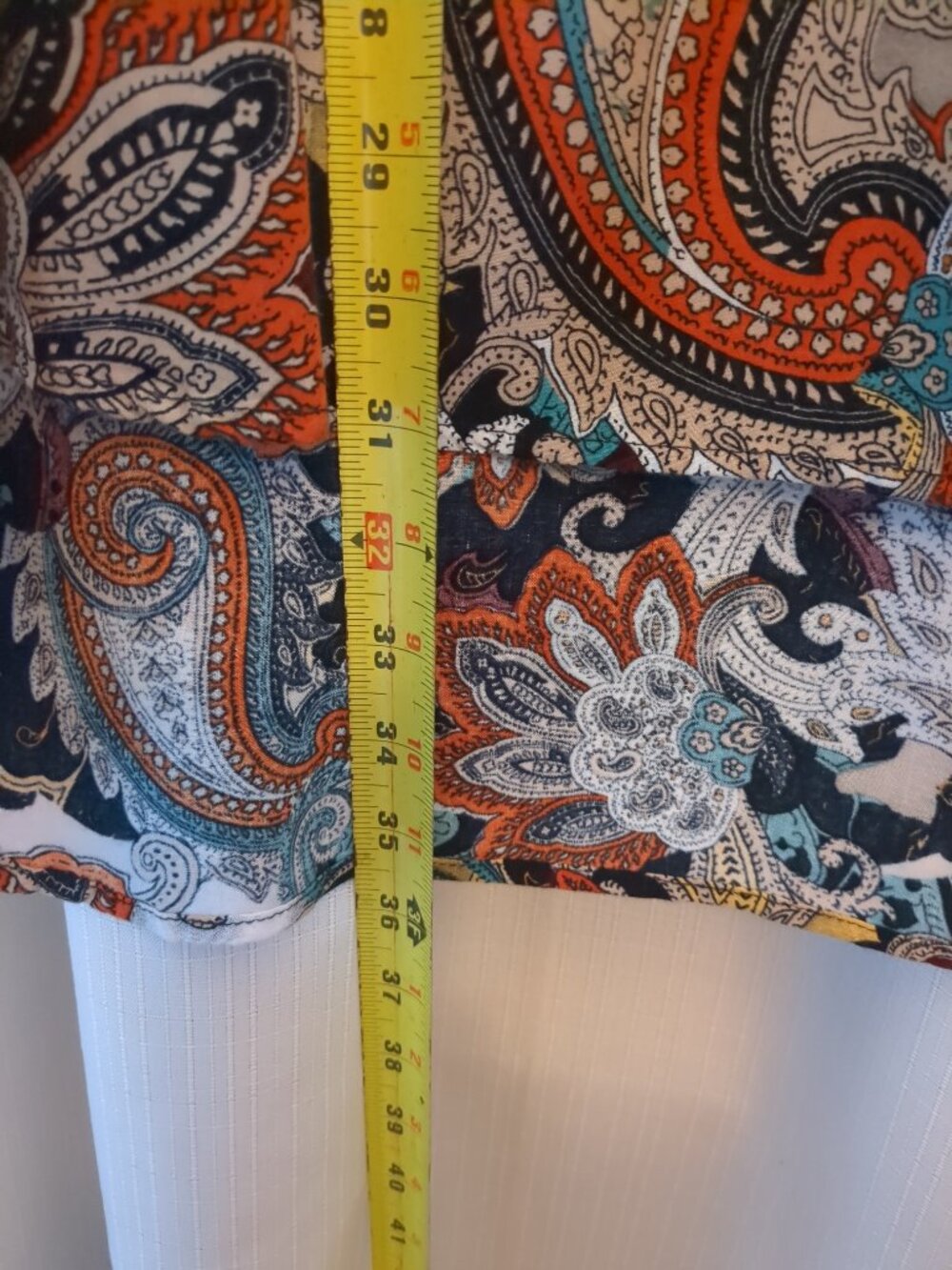S Boho Fig & Flower 3/4 Sleeve Mini Dress Tunic Top - Picture 16 of 16